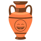 amphora + grinning face with smiling eyes