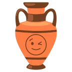 amphora + winking face