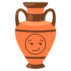 amphora + smirking face