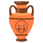amphora + squinting face with tongue