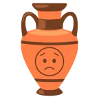 amphora + worried face