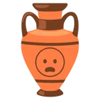 amphora + frowning face with open mouth