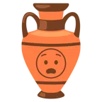 amphora + anguished face