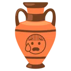 amphora + anxious face with sweat