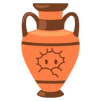 amphora + face in clouds