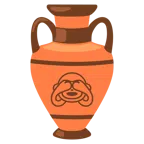 amphora + see-no-evil monkey