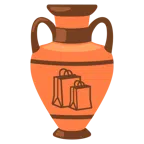 amphora + shopping bags