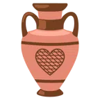 amphora + brown heart