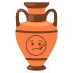 amphora + face with thermometer