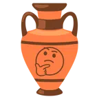 amphora + thinking face