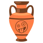 amphora + zany face