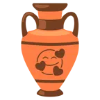 amphora + smiling face with hearts