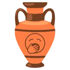 amphora + yawning face