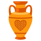 amphora + orange heart