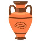 amphora + biting lip