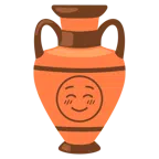 amphora + smiling face