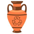 amphora + recycling symbol