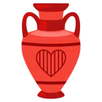 amphora + red heart