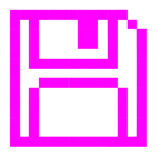 mostro alieno + floppy disc