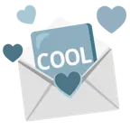 lettera d’amore + pulsante COOL