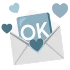lettera d’amore + pulsante OK