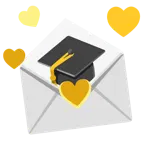 lettera d’amore + cappello da laureato