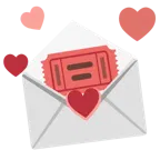 lettera d’amore + biglietto d’ingresso