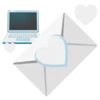 lettera d’amore + computer portatile