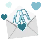 lettera d’amore + graffette attaccate
