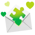 lettera d’amore + pezzo di puzzle