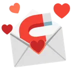 lettera d’amore + calamita