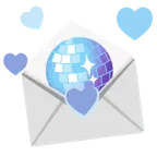 lettera d’amore + palla da discoteca