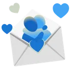 lettera d’amore + persone che si abbracciano