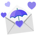 lettera d’amore + ombrello