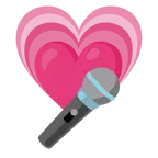 cuore che cresce + microfono