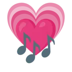 cuore che cresce + note musicali