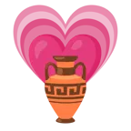 cuore che cresce + anfora