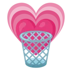 cuore che cresce + cestino