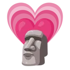 cuore che cresce + Moai