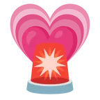 cuore che cresce + lampeggiante
