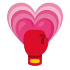 cuore che cresce + guantone da pugilato