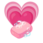 cuore che cresce + sapone