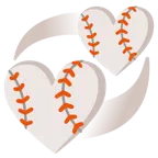 cuori che girano + palla da baseball