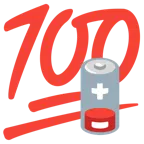 100 punti + batteria scarica