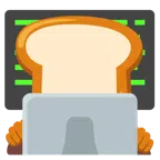 laptop + chleb