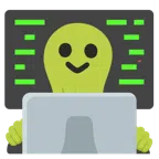 laptop + żółw