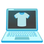 laptop + koszulka