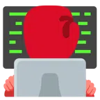 laptop + rękawica bokserska