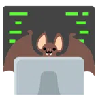 laptop + nietoperz