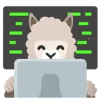 laptop + lama